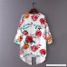 Zainafacai Kimono Cardigan,Women's Boho Floral Print Kimono Tops Beach Long Sleeve Cover up Cardigans White 1 B07N69CX51